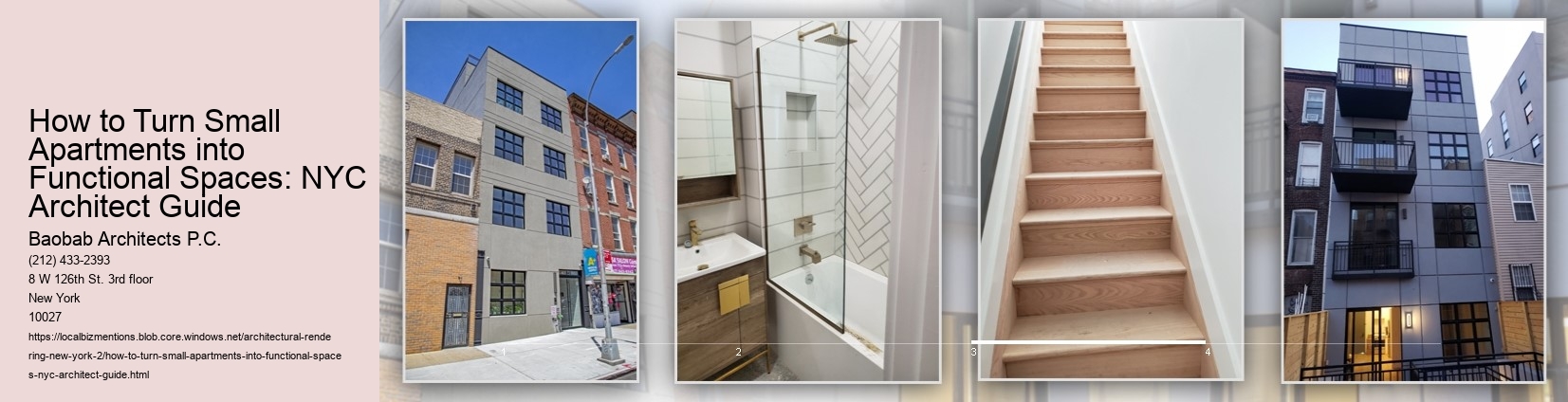 How to Turn Small Apartments into Functional Spaces: NYC Architect Guide